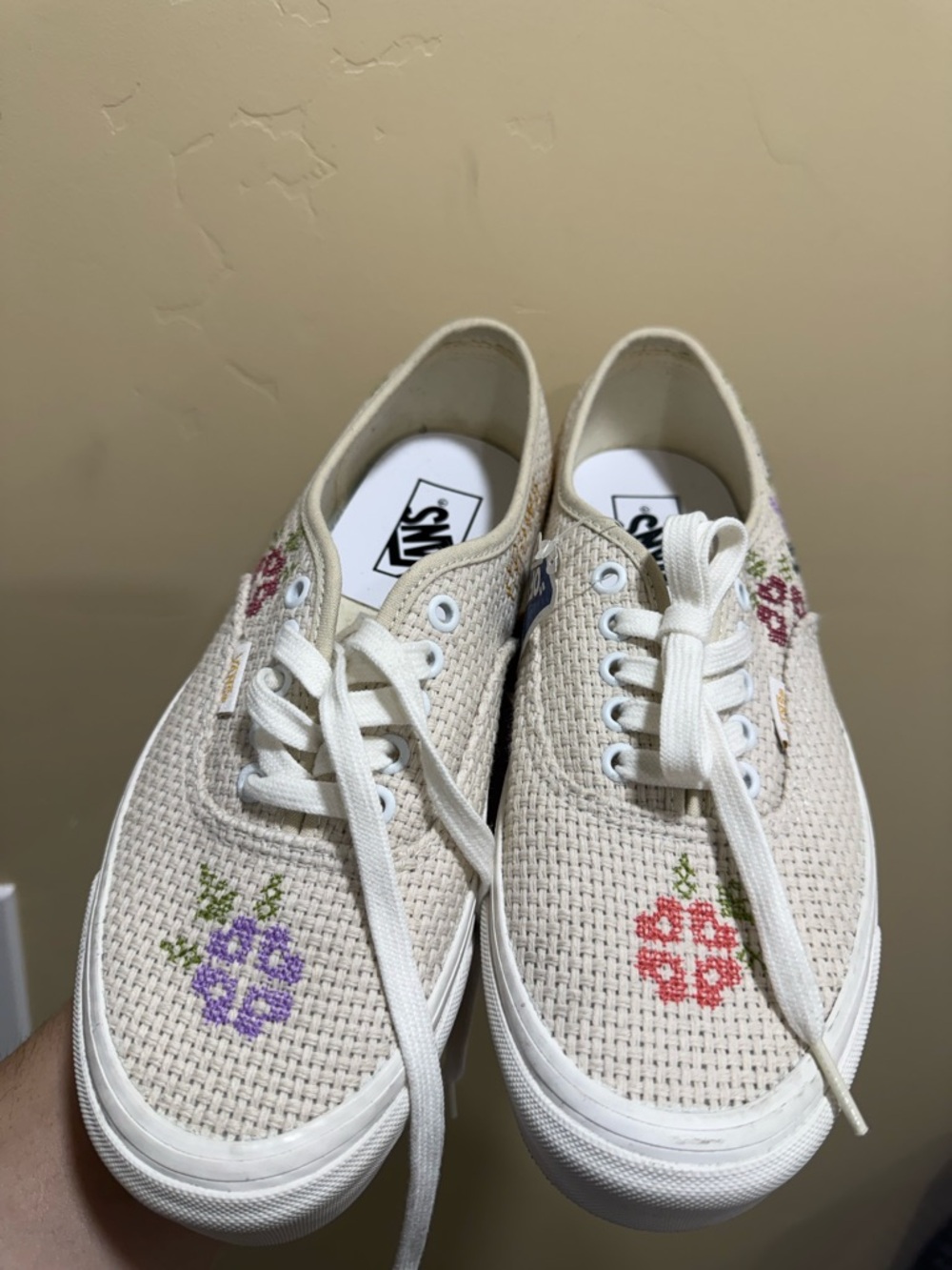 Vans Floral Embroidery Shoes